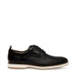 Spently Casual Shoe BLACK LEATHER Discount