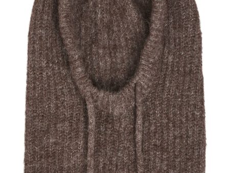 Object - Objmilu Knit Balaclava - 4643340 Chicory Coffee Melange on Sale