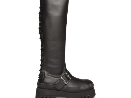 Chez Boot BLACK LEATHER Online Sale