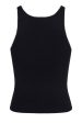 Neo Noir - Silvana Contrast Knit Top - Black Sale