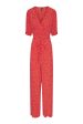 Pieces - Pcsui Ss Jumpsuit Pa - 4440076 Poinciana Dot Cloud Dancer Online Sale