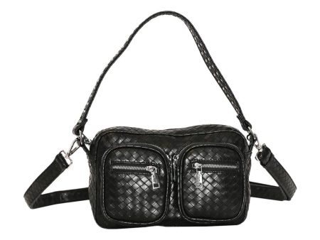 Forudbestilling - Noella - Celina Braided Nappa Bag - 084 Black Nappa Look Online now