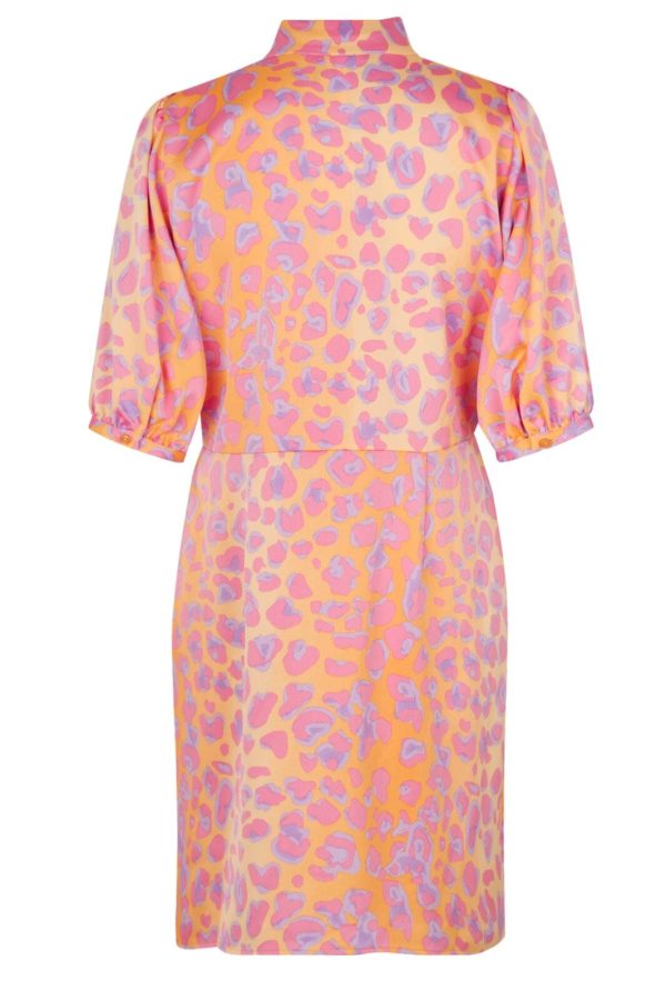 Cras - Linneacras Dress - Leo Orange Online now