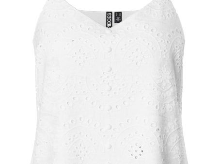 Pieces - Pcvilde Strap Top - 4703750 Bright White Hot on Sale