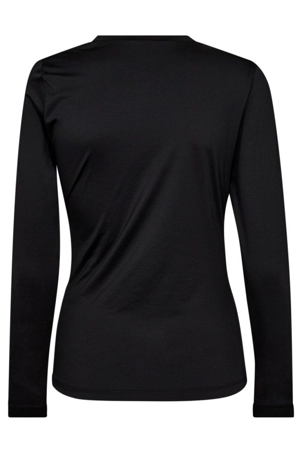 Co´couture - Cattiacc Drapey Blouse 33121 - 96 Black For Cheap