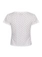 Neo Noir - Lonnie Pointelle Heart Top - White Online Hot Sale