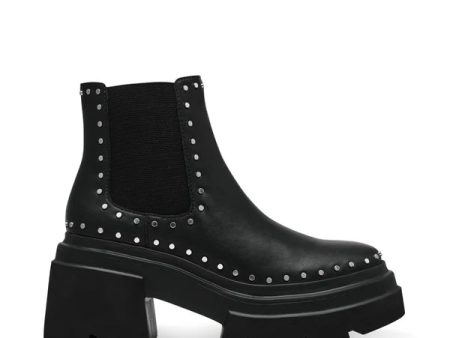 Bing Bang-S Bootie BLACK WITH STUDS For Discount