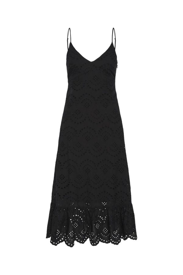 Pieces - Pcvilde Strap Dress - 4703758 Black Fashion