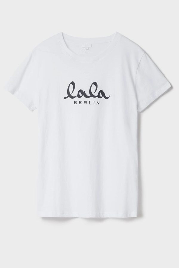 Lala Berlin - T-Shirt Cara 10010168 - Lala White Black Online