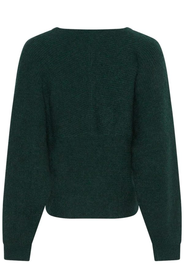 Moss Copenhagen - Mschzinelle Hope Wrap Pullover 18469 - Pine Grove For Cheap