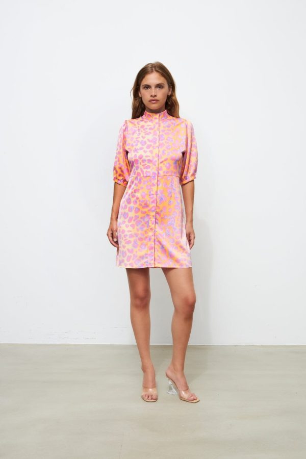 Cras - Linneacras Dress - Leo Orange Online now