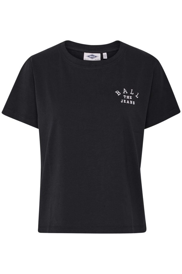 Forudbestilling - Ball - Basavona Tshirt 50405152 - 204005 Black Sale