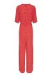 Pieces - Pcsui Ss Jumpsuit Pa - 4440076 Poinciana Dot Cloud Dancer Online Sale