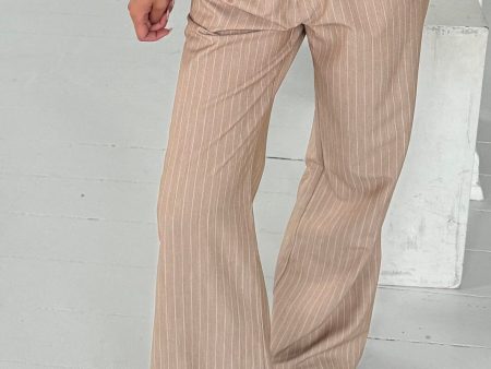 Forudbestilling - Continue - Roberta Sand Stripe 14752 - Sand White Stripe Online now