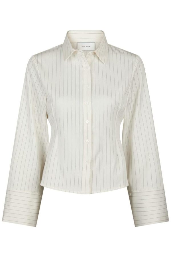 Forudbestilling - Neo Noir - Rosa Pinstripe Shirt 163561 - 120 - White Discount