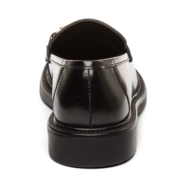 Huddles Flat Shoe BLACK LEATHER Hot on Sale