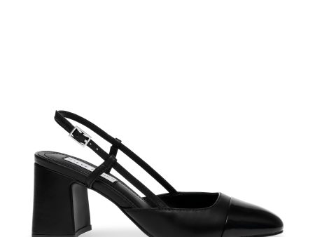 Zeina Sandal BLACK LEATHER For Discount