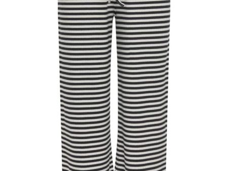 Only - Onlaida Striped Pant - 4683320 Black White Fashion