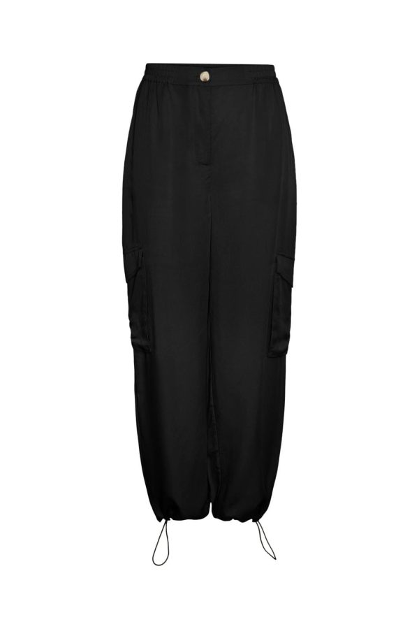 Y.A.S - Yasbamboo Hmw Pant - 4437671 Black on Sale