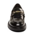 Huddles Flat Shoe BLACK LEATHER Hot on Sale