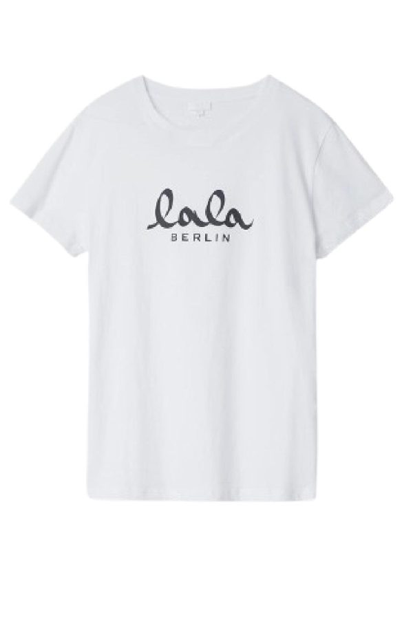 Lala Berlin - T-Shirt Cara 10010168 - Lala White Black Online