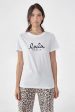 Lala Berlin - T-Shirt Cara 10010168 - Lala White Black Online