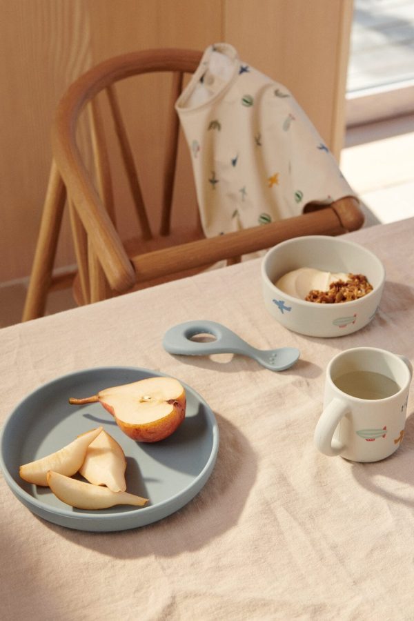 Liewood - Vivi Printed Tableware Set - Aviator   Ecru Online