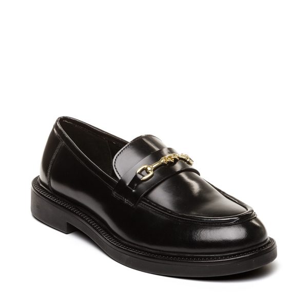 Huddles Flat Shoe BLACK LEATHER Hot on Sale