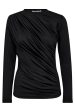 Co´couture - Cattiacc Drapey Blouse 33121 - 96 Black For Cheap