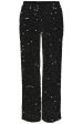 Pieces - Pckam Wide Pant - 4617668 Black Black Sequins Discount