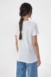 Lala Berlin - T-Shirt Cara 10010169 - Lala White Blue Hot on Sale