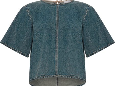 Noella - Kameko Blouse - 1056 Vintage Blue Wash on Sale