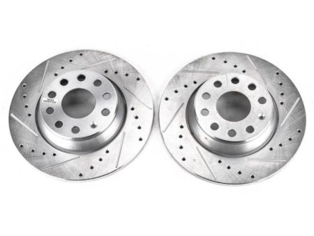 Power Stop 06-09 Audi A3 Rear Evolution Drilled & Slotted Rotors - Pair Online