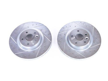 Power Stop 2018 Jaguar E-Pace Front Evolution Drilled & Slotted Rotors - Pair Online Hot Sale