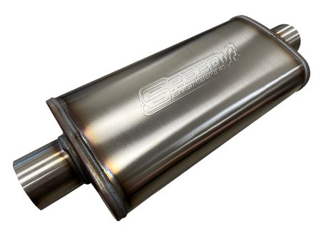 3  Inlet Outlet  Street Series  Muffler| (Center Inlet Outlet) Online Hot Sale