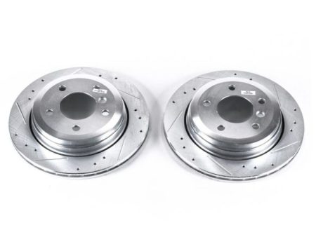 Power Stop 01-05 BMW 325xi Rear Evolution Drilled & Slotted Rotors - Pair Online Hot Sale