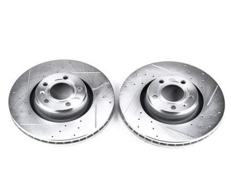 Power Stop 05-11 Audi A6 Front Evolution Drilled & Slotted Rotors - Pair Discount