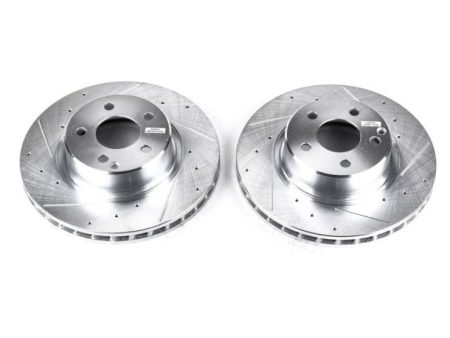 Power Stop 03-06 Mercedes-Benz CL500 Front Evolution Drilled & Slotted Rotors - Pair For Cheap