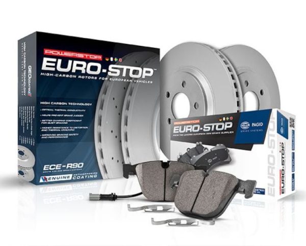 Power Stop 04-10 BMW X3 Front Euro-Stop Brake Kit Hot on Sale