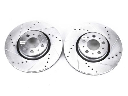 Power Stop 08-09 Volvo S60 Front Evolution Drilled & Slotted Rotors - Pair Sale