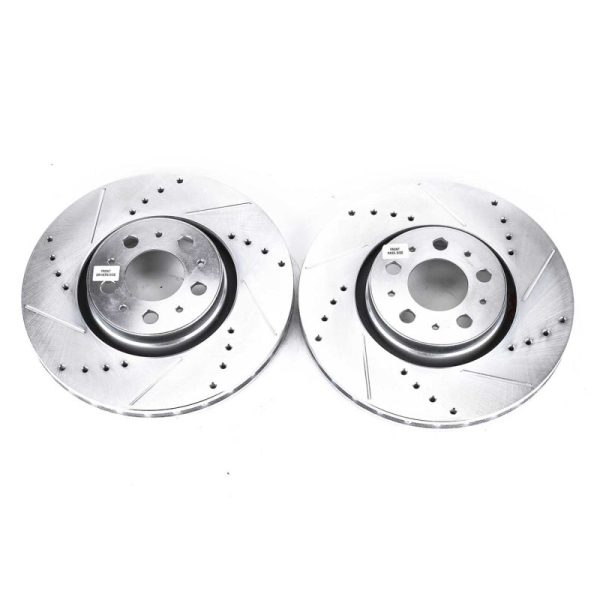 Power Stop 08-09 Volvo S60 Front Evolution Drilled & Slotted Rotors - Pair Sale