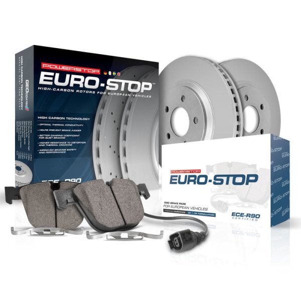 Power Stop 03-06 Mercedes-Benz CL500 Front Euro-Stop Brake Kit Hot on Sale