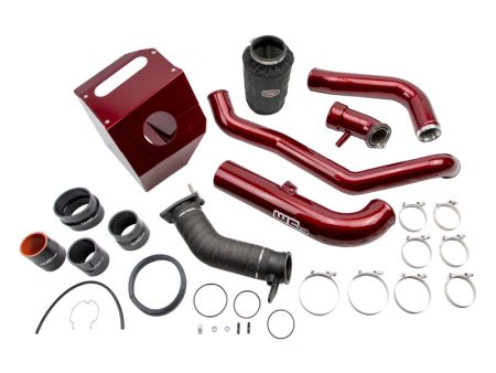 Wehrli 17-19 Chevrolet L5P Duramax High Flow Intake Bundle Kit - Red For Cheap