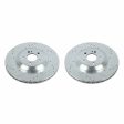 Power Stop 19-20 Mercedes-Benz CLS450 Rear Evolution Drilled & Slotted Rotors - Pair For Cheap