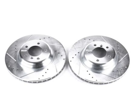 Power Stop 09-11 BMW 335d Front Evolution Drilled & Slotted Rotors - Pair For Sale