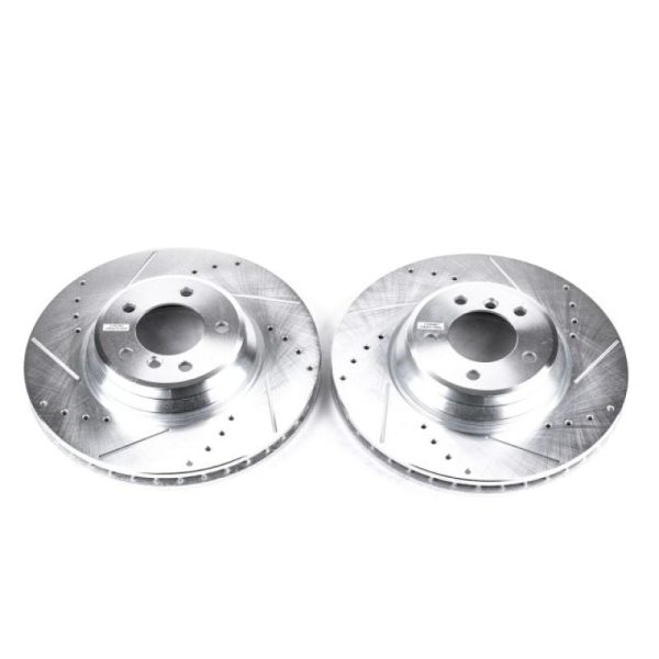 Power Stop 09-11 BMW 335d Front Evolution Drilled & Slotted Rotors - Pair For Sale