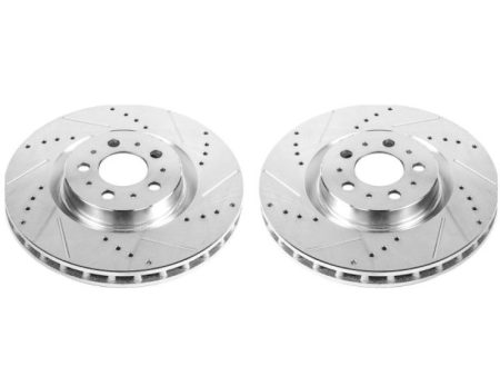 Power Stop 04-07 Volvo S60 Front Evolution Drilled & Slotted Rotors - Pair Cheap