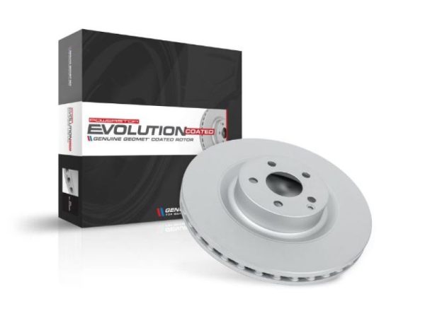 Power Stop 02-04 Volkswagen Passat Front Evolution High Carbon Geomet Coated Rotor Online now