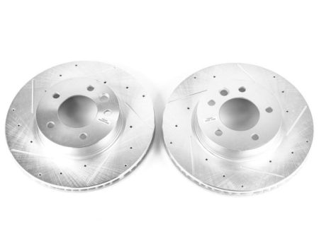 Power Stop 04-06 Porsche Cayenne Front Evolution Drilled & Slotted Rotors - Pair For Sale