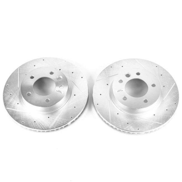 Power Stop 04-06 Porsche Cayenne Front Evolution Drilled & Slotted Rotors - Pair For Sale